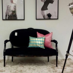 Black Beauty gustaviansk soffa