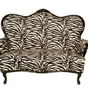 Rokoko soffa 1900-tal Zebra