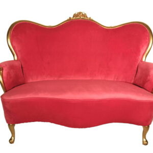 ´Antoinette´ soffa i rosa sammet